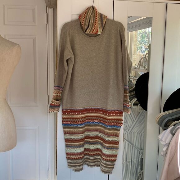 Daily Practice Anthropologie multicolor sweater Dress - Picture 4 of 9